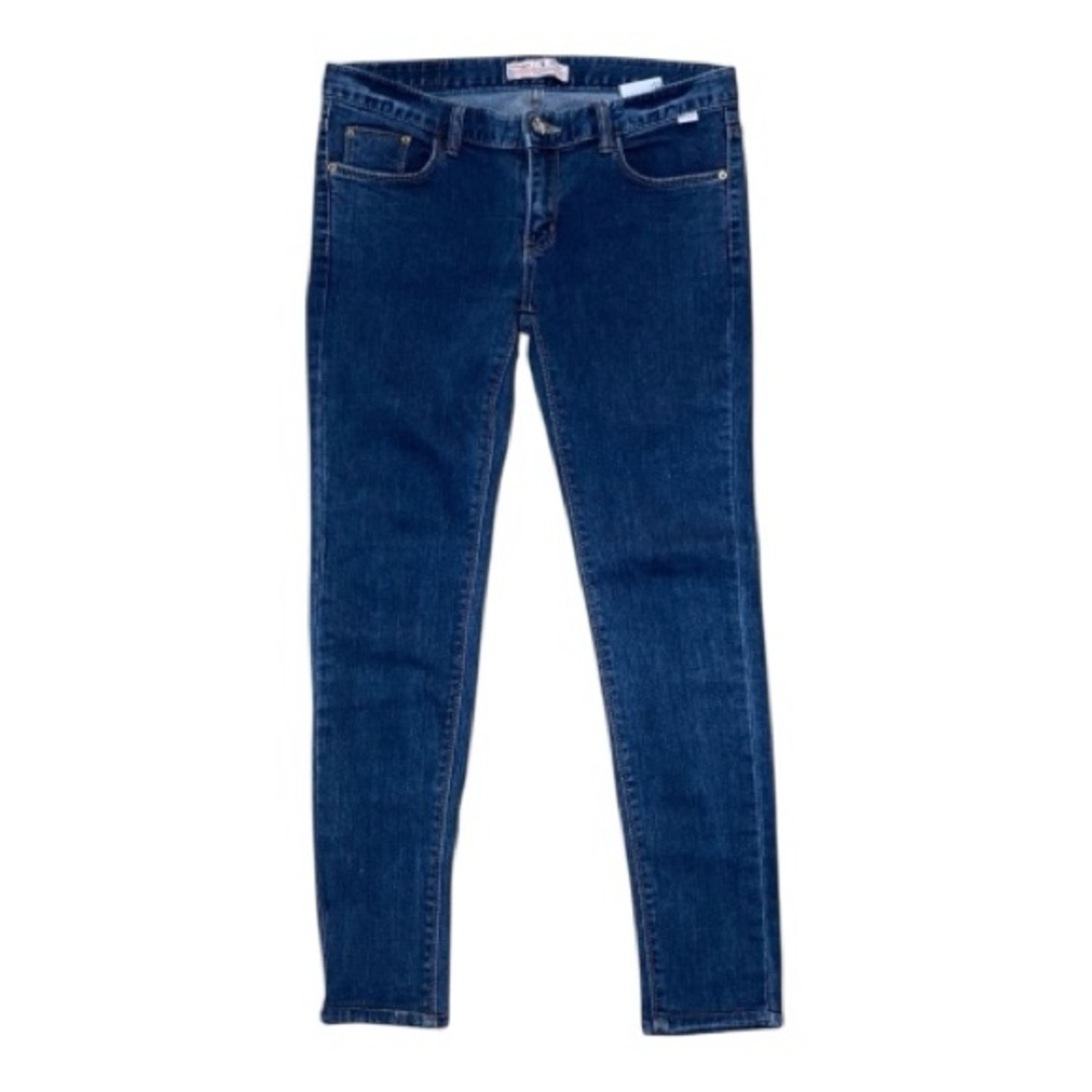 Dark Blue Skinny Jeans for Women - Classic Stretch Denim